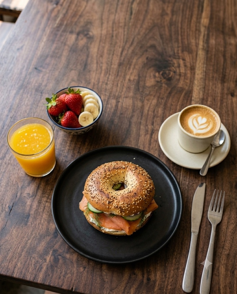 Smoked Salmon Bagel
